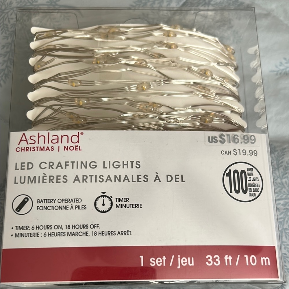 Ashland LED Crafting Lights - White and Gold